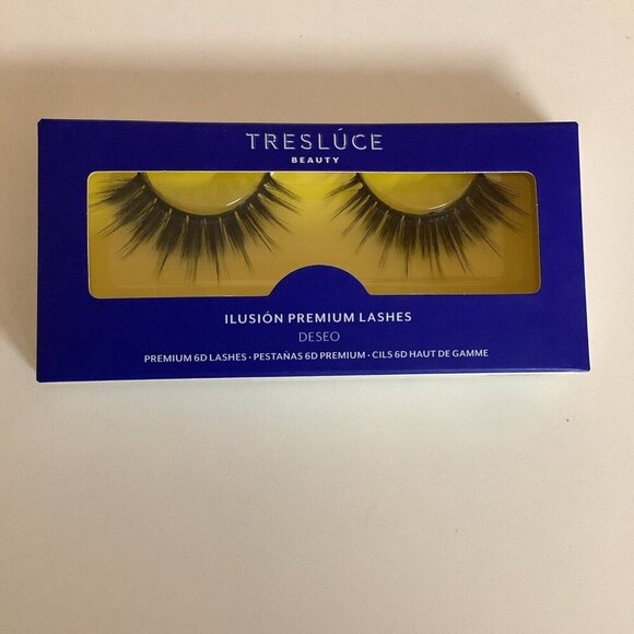 Tresluce Beauty Ilusión Premium Vegan Lashes- DESEO - Brand New In Box - Picture 1 of 4